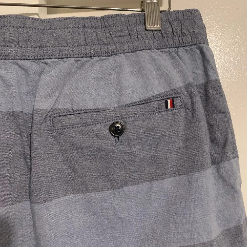 Tommy Hilfiger L Alfred drawstring cotton shorts pull on pockets beach pool soft